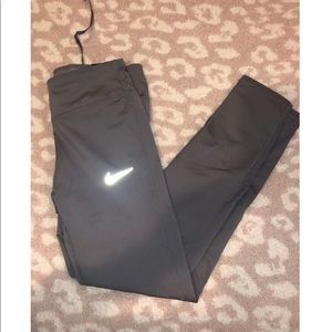 NWT Nike Gray Tight Fit Running Pants
